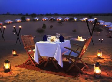 dinner on dunes jaisalmer